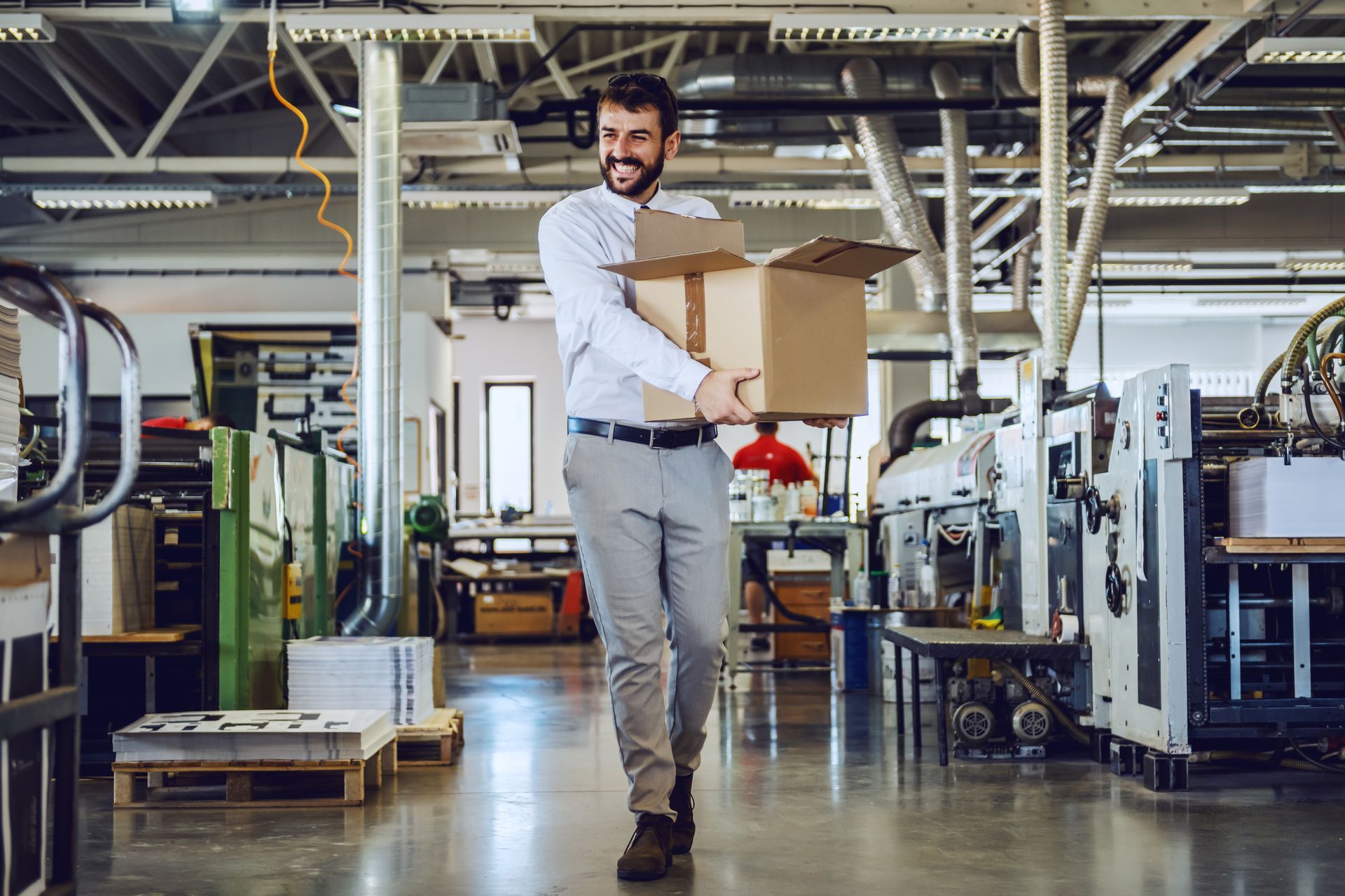 Déménagement d'usine