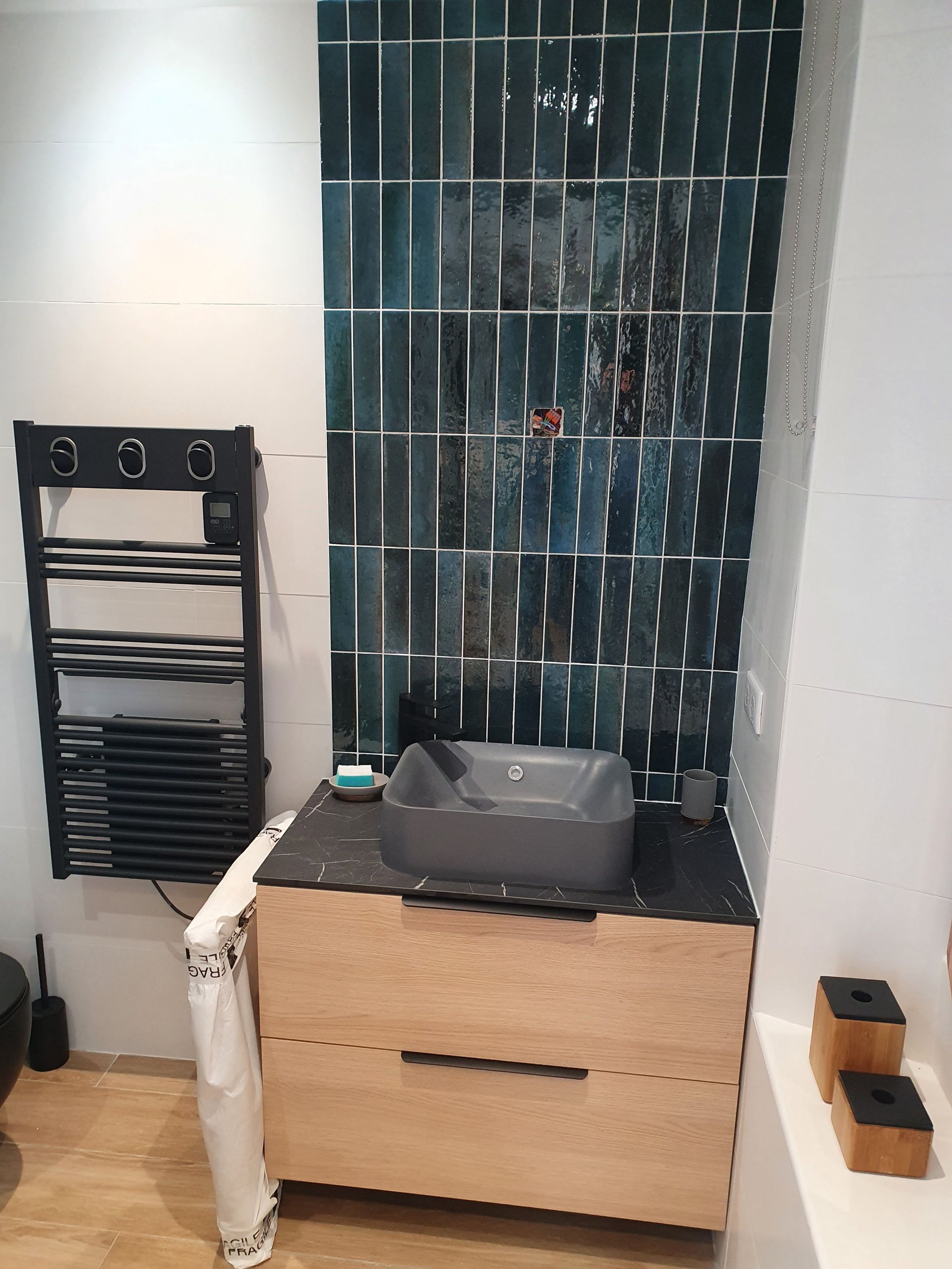 Pose de faience salle de bains