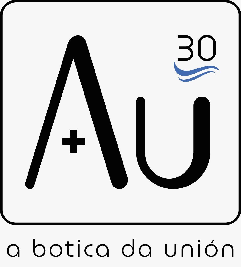 Un logotipo para una empresa llamada botica da union.