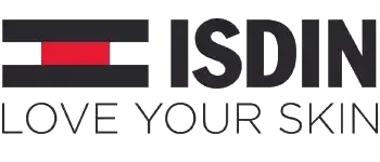 El logo de Isdin dice 