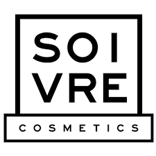 Un logotipo en blanco y negro para Soi Vre Cosmetics.