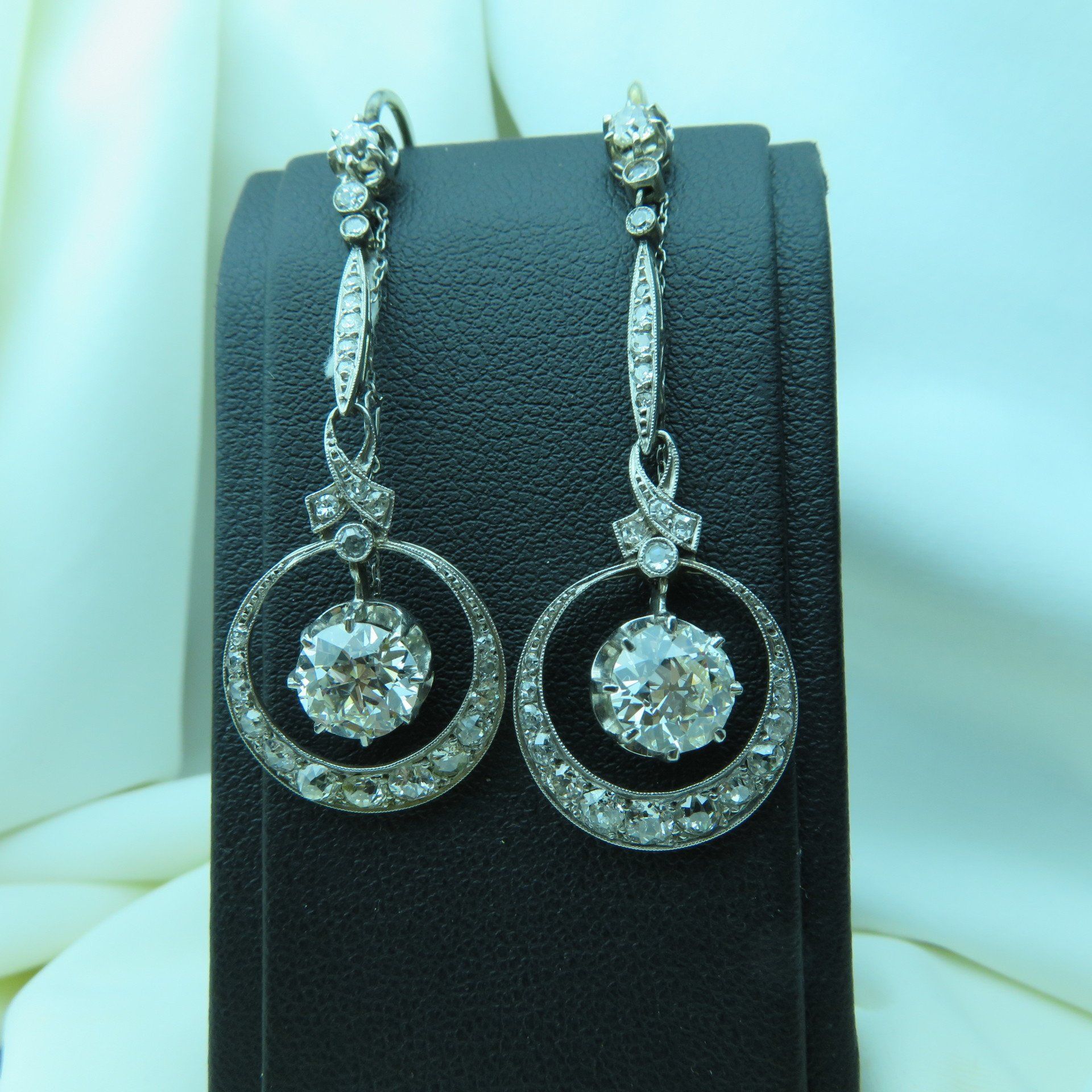 Boucles d'oreilles en diamant