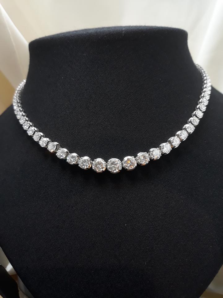 collier diamants