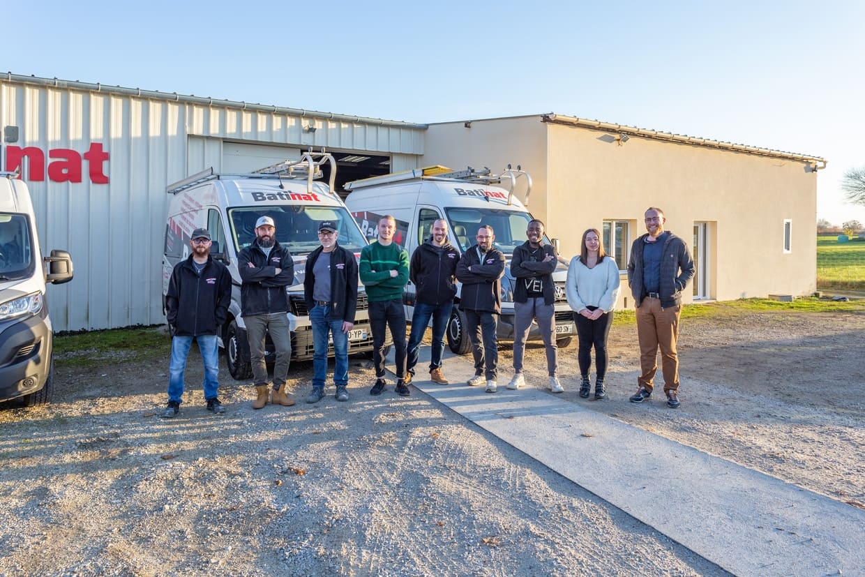 Équipe de l'entreprise Bati'Nat