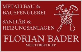 Florian Bader Metallbau,Bauspenglerei, Sanitär-und Heizungsanlagen Logo
