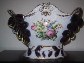 Jardinière 19ème en porcelaine de Bayeux.