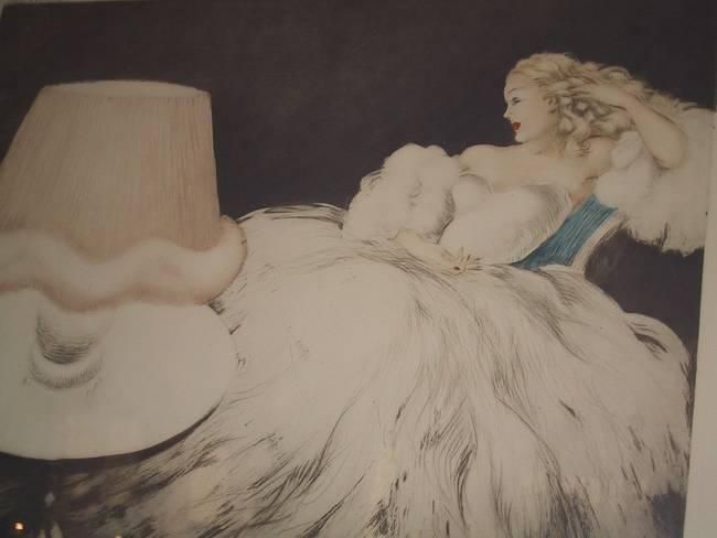 Lithographie de Louis Icart, Paris. Intitulée