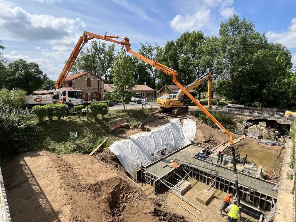 Travaux réalisés au moulin du Duellas en Dordogne