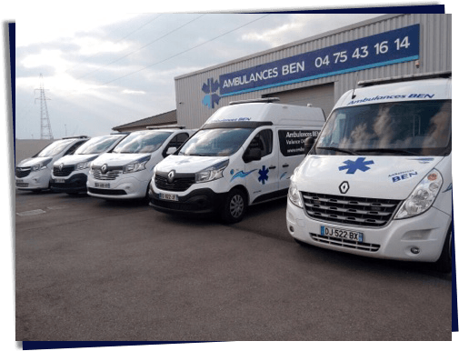 Transport des malades en ambulances