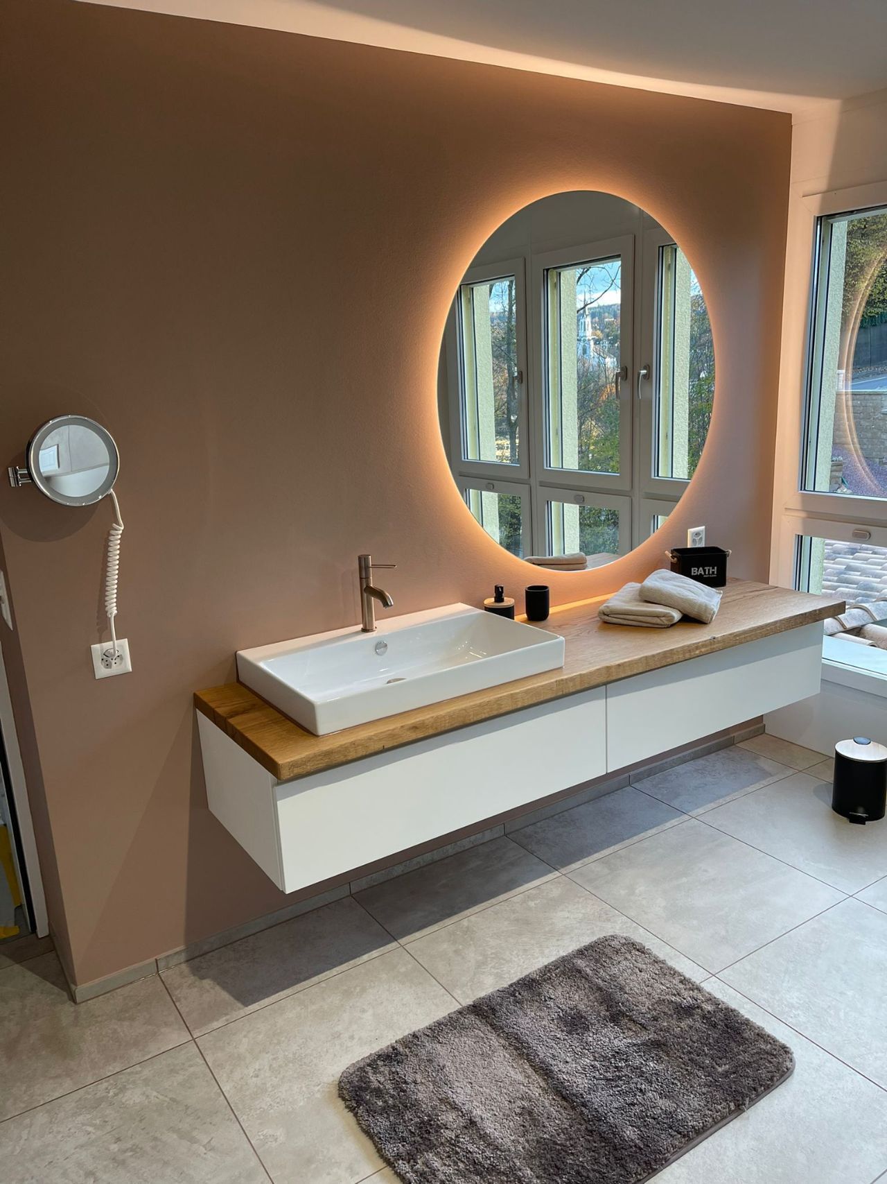 abgeschlossene Badsanierung durch Dalle Feste - Sanitär