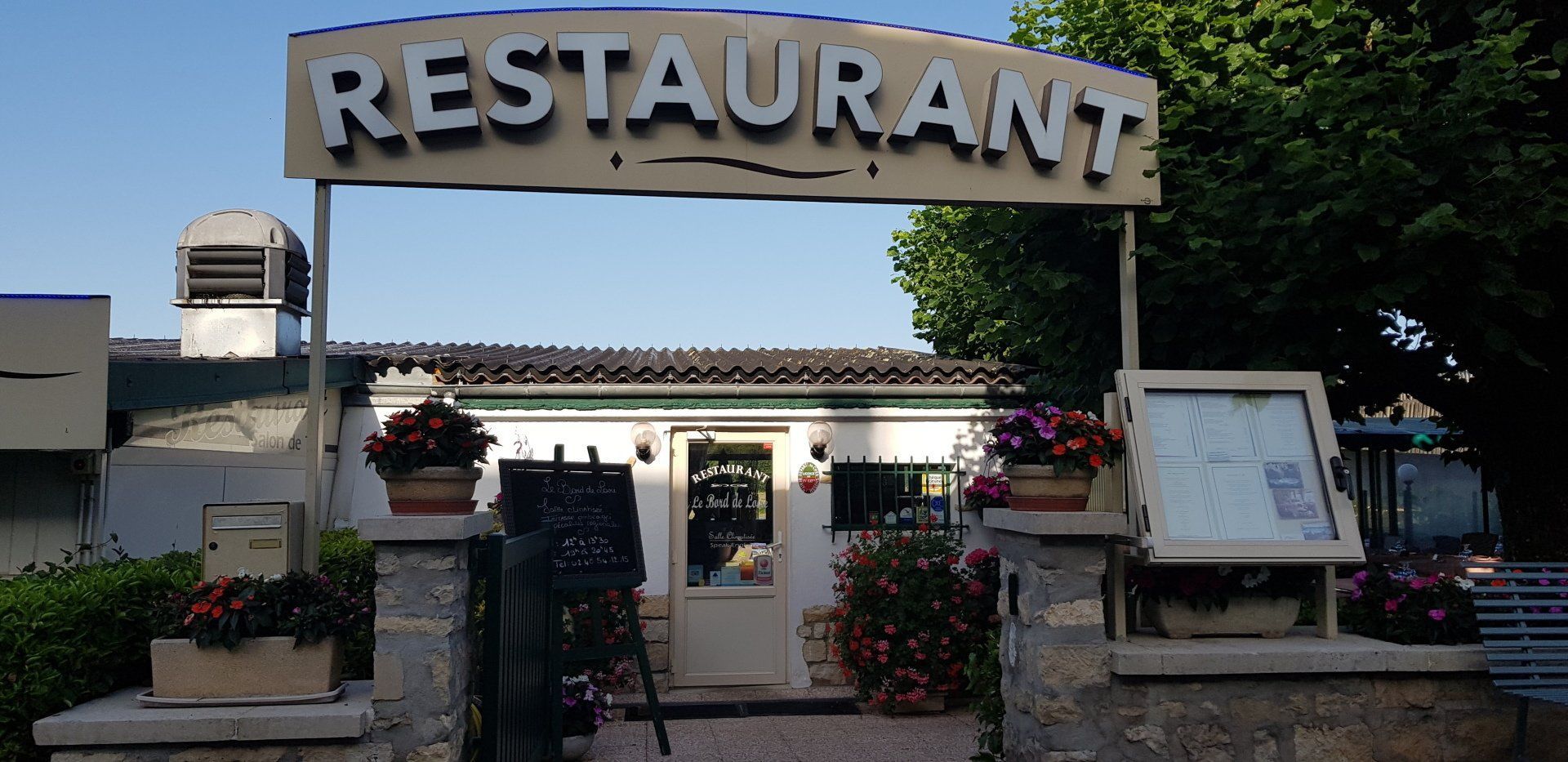 Devanture du restaurant