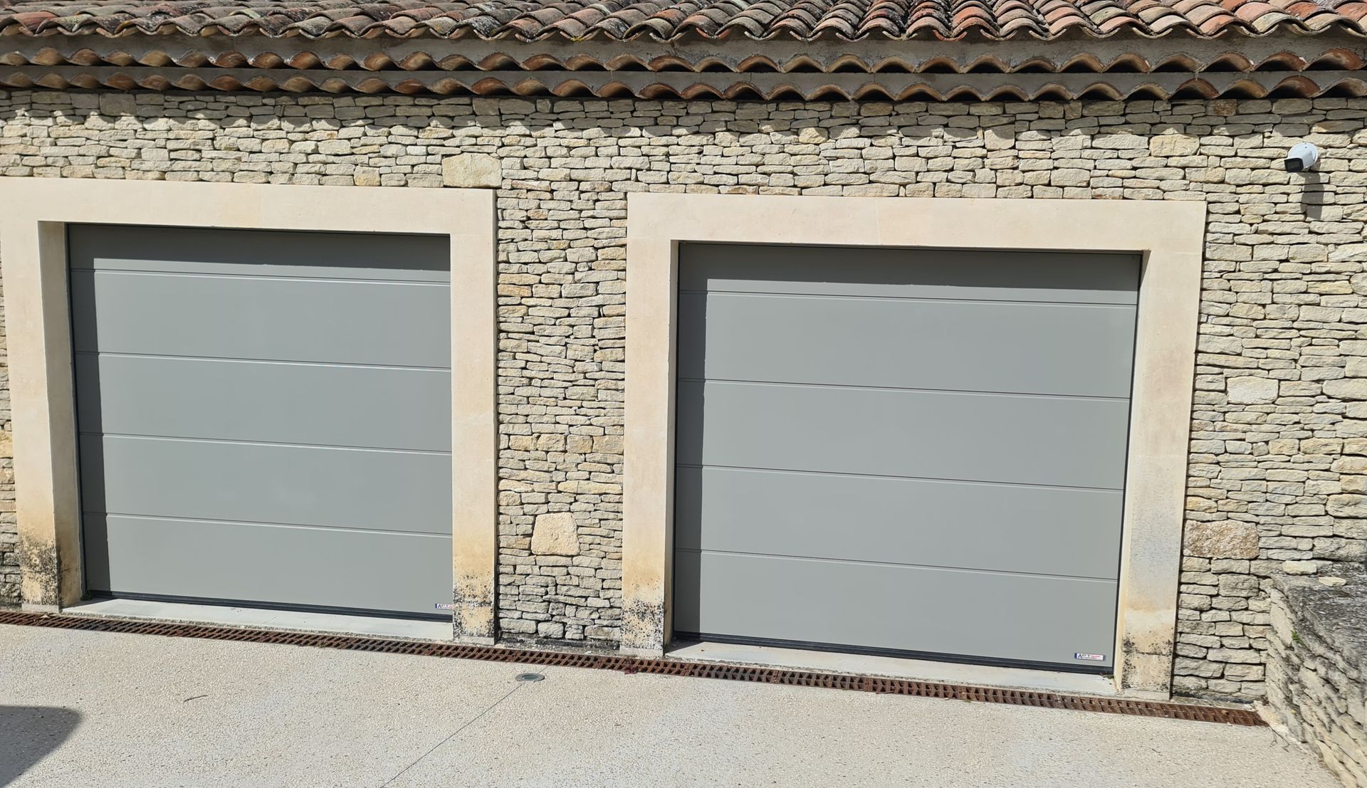 Double porte de garage