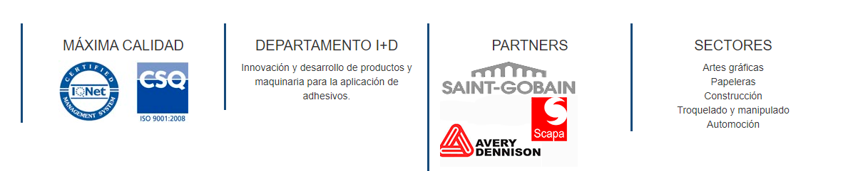 Una imagen borrosa de tres logotipos sobre un fondo blanco