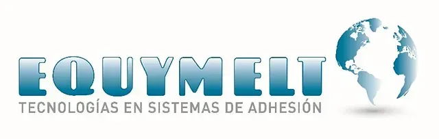 A logo for equymelt technologies en sistemas de adhesion