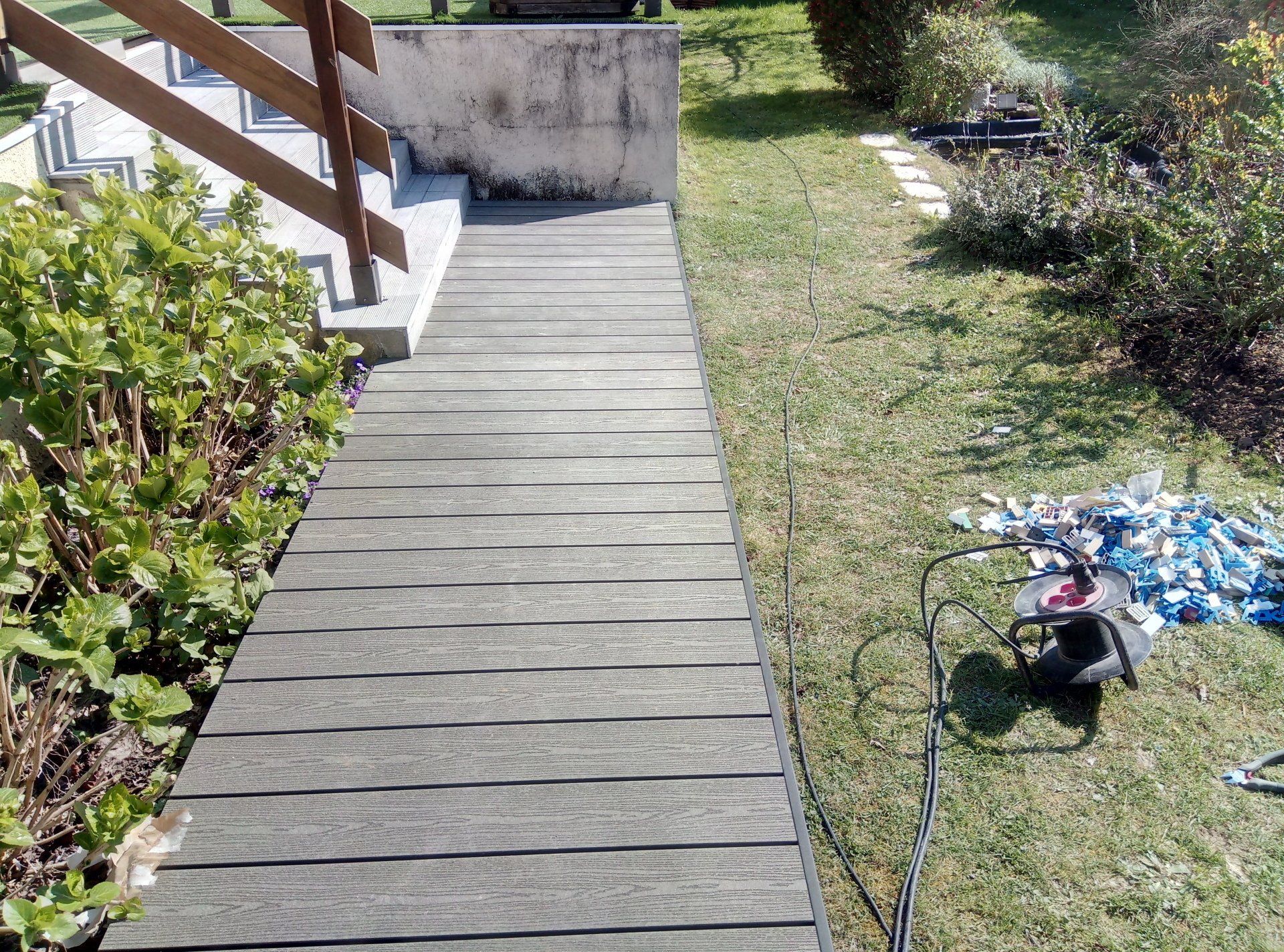 Création de chemin en bois