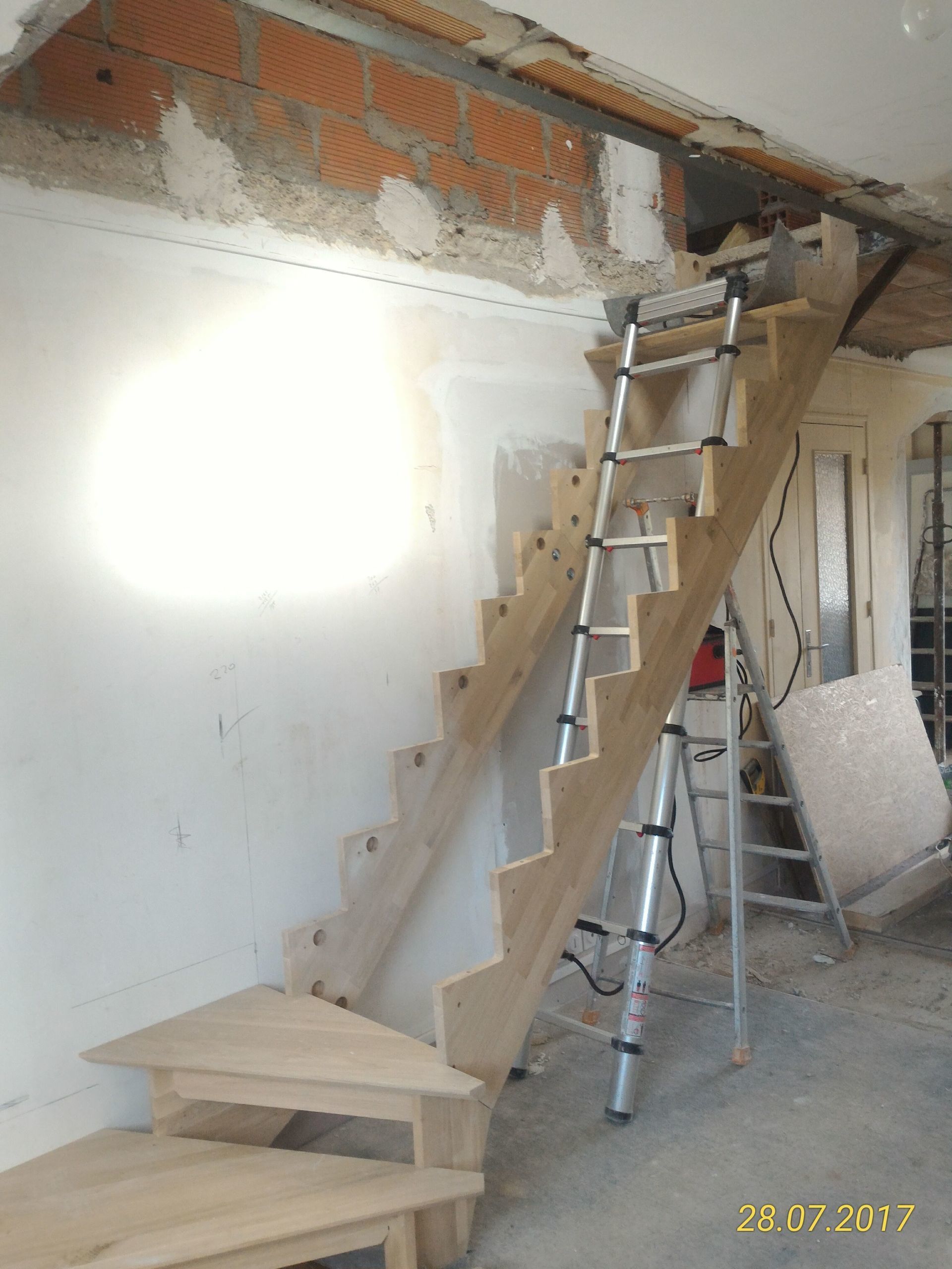 Création d'un escalier