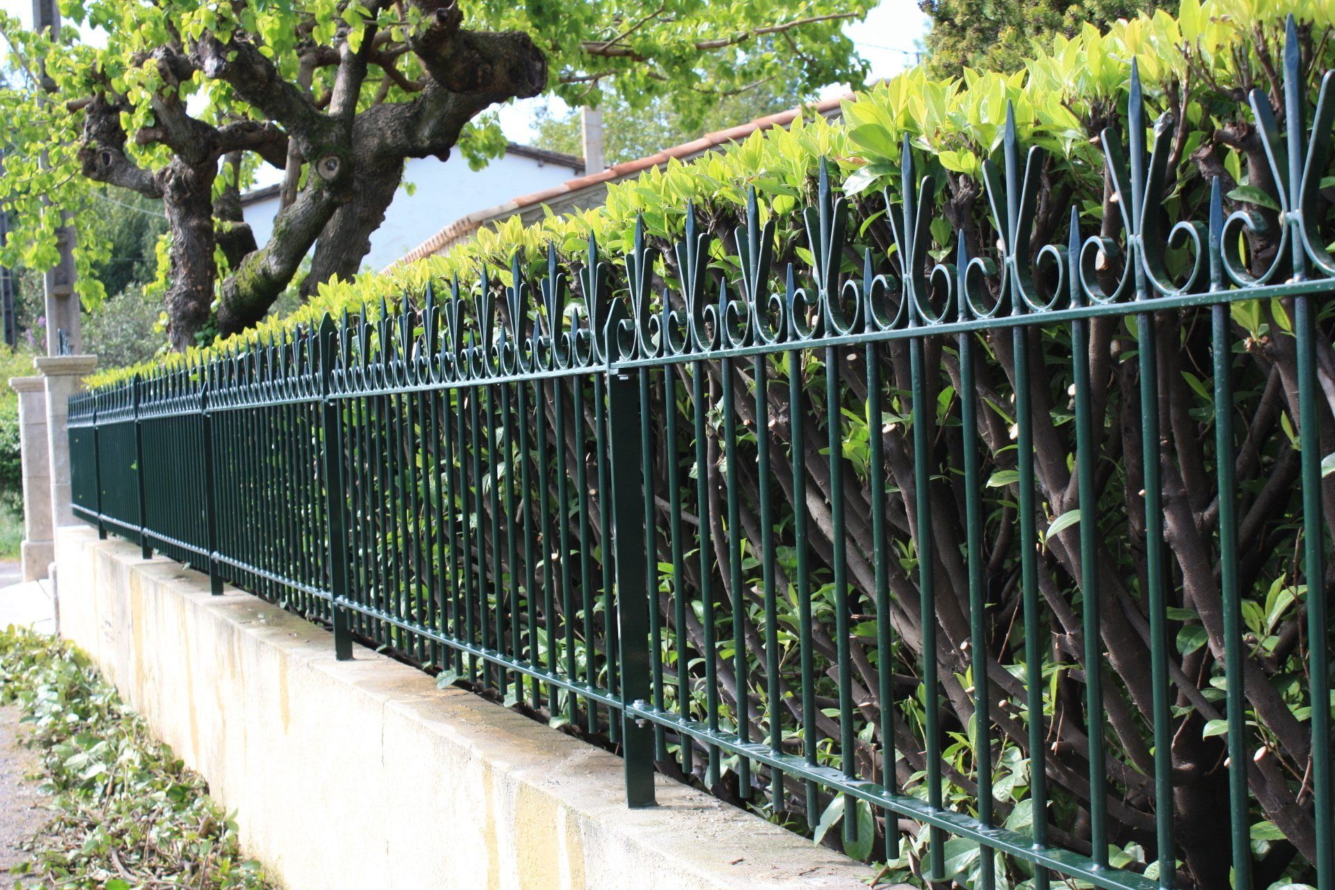 Clôture en métal