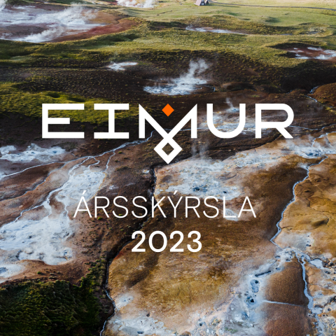 Plakat fyrir Eimur arsskyrslu 2023