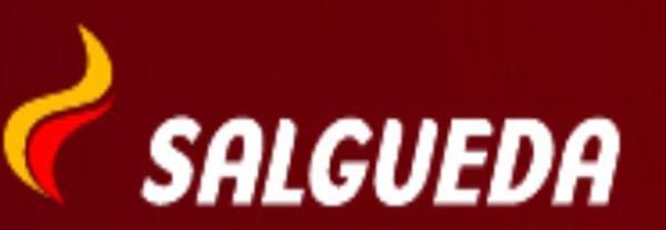 Un fondo rojo con la palabra salgueda.