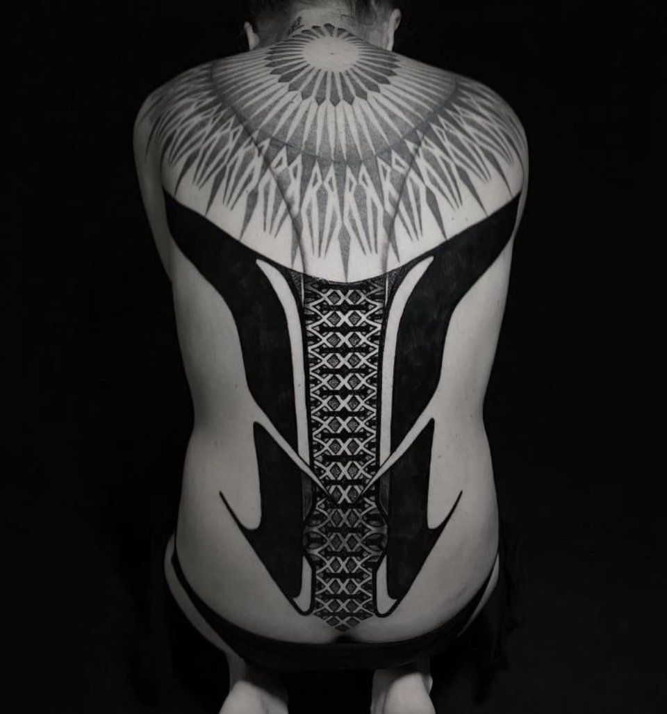 Rückentattoo