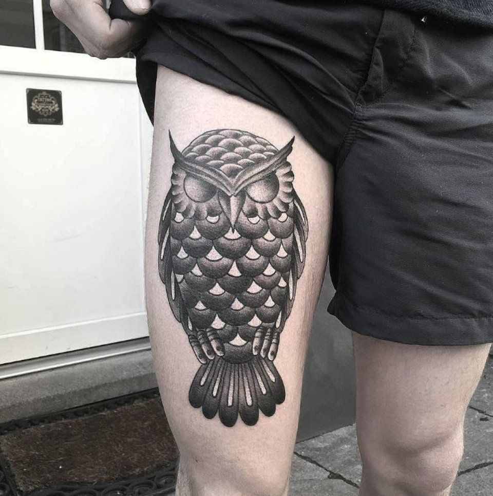 Eulentattoo