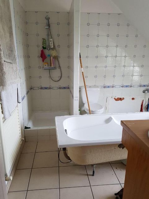Salle de bains à rénover