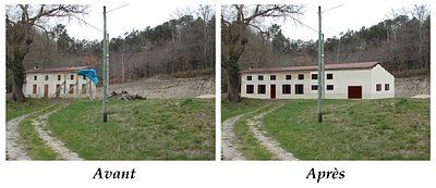 Agrandissement d'un bâtiment - Bernard Buignès - Coutras Agrandissement d'un bâtiment - Bernard Buignès - Coutras