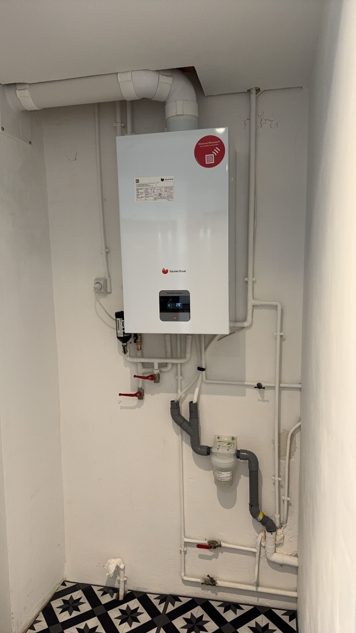 Installation chaudière à gaz 