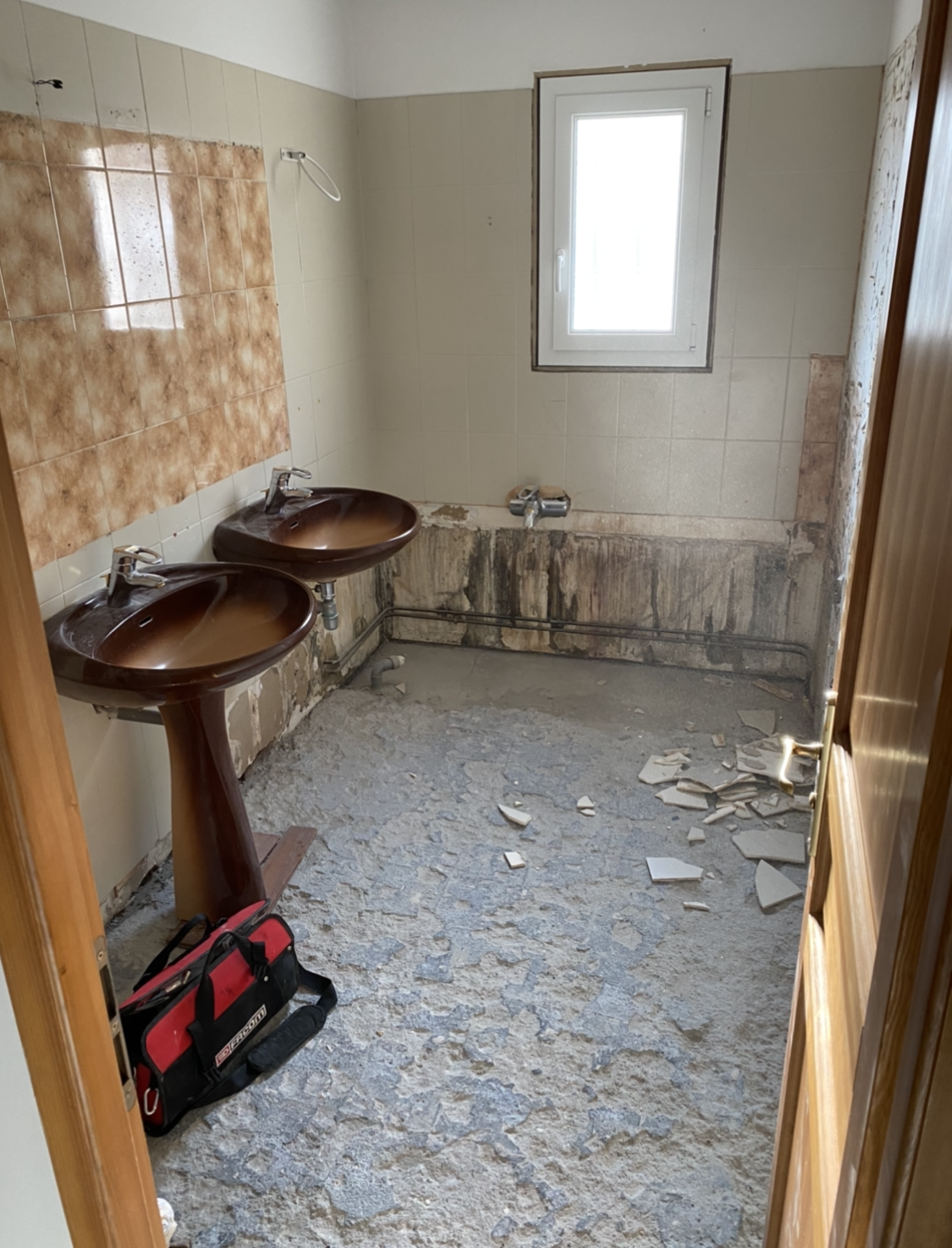 Éviers avant travaux