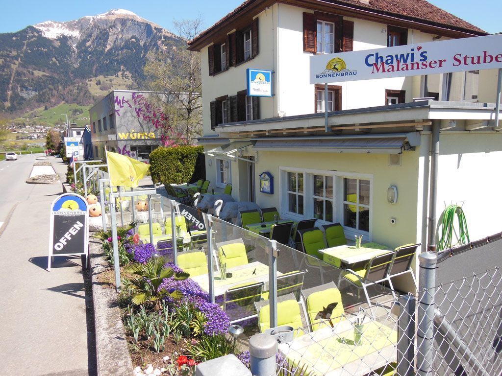 Restaurant Terrasse - Chawi's Malanser Stube - Malans GR