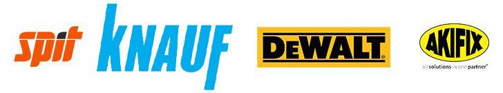 Un logotipo de Knauf azul sobre un fondo blanco.