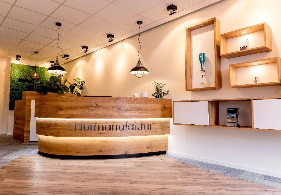 Empfangstresen von der Tischlerei Schlatel