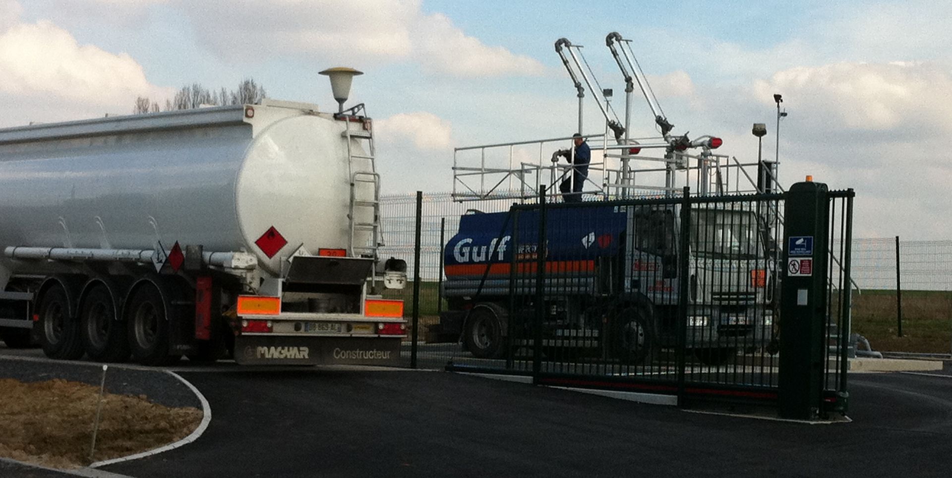 Remplissage d'un dépôt