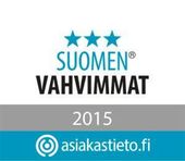 Suomen vahvimmat 2015 logo sertifikaatti