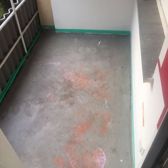 Balkonbeschichtung vorher