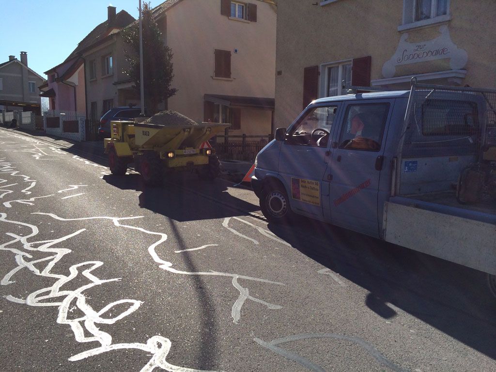 Wasserrohrbruch - Gebr. Hutter AG - Schinznach Bad