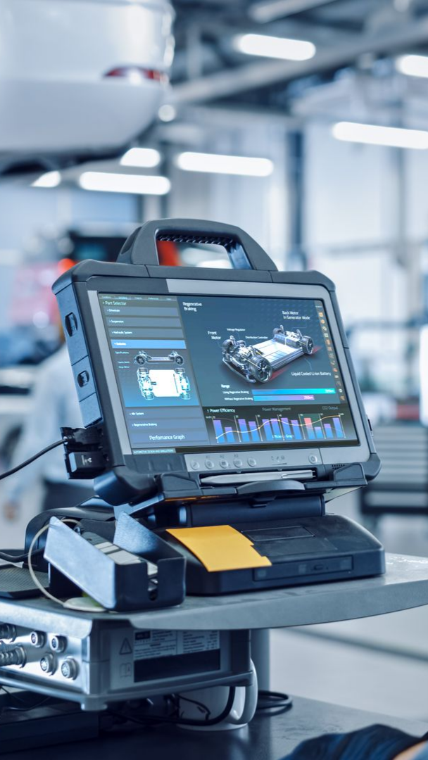 Écran de bord pour diagnostic électronique