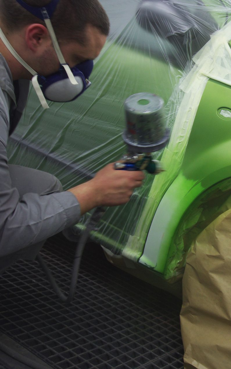 Peinture automobile verte