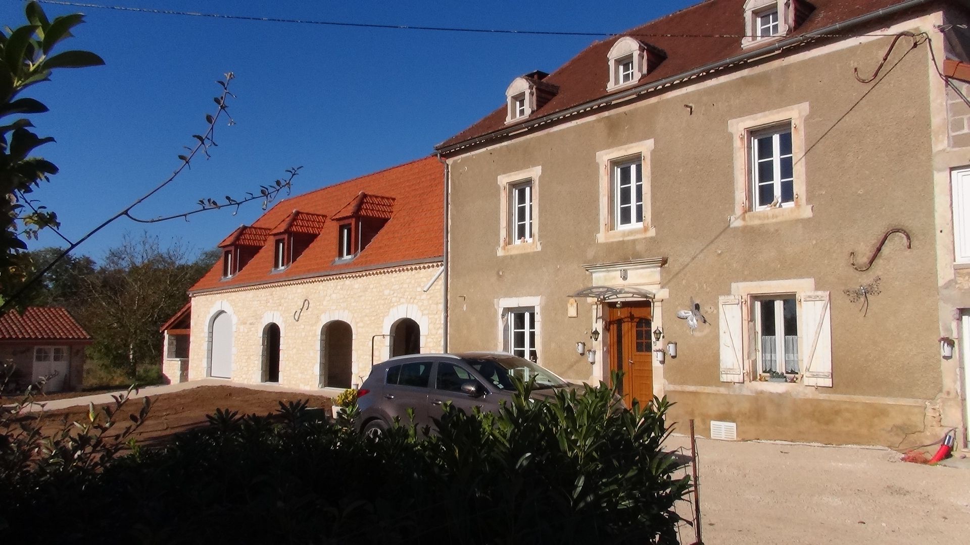 Maison avec extension réhabilitée