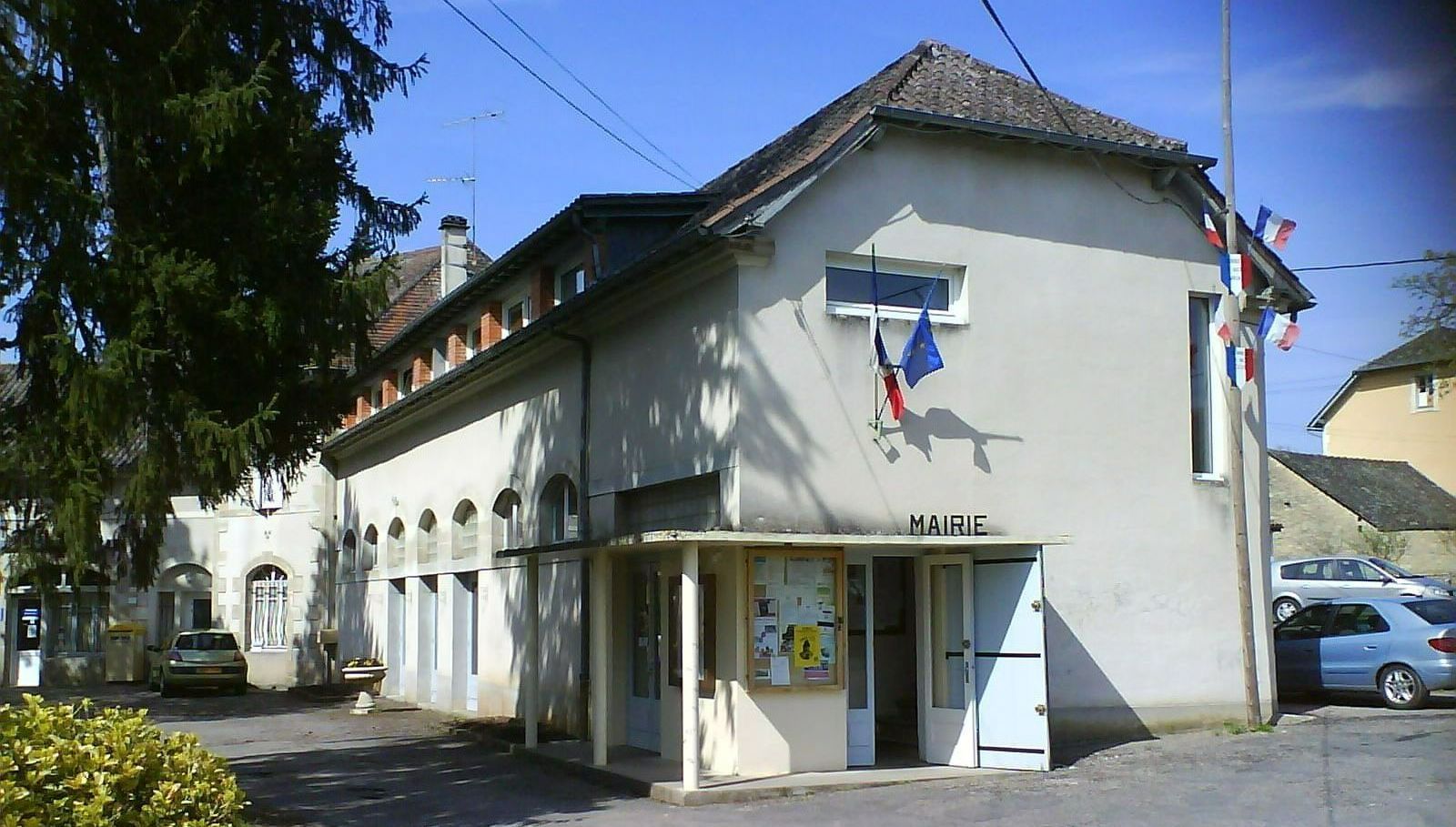 Avant extension mairie d'Aynac