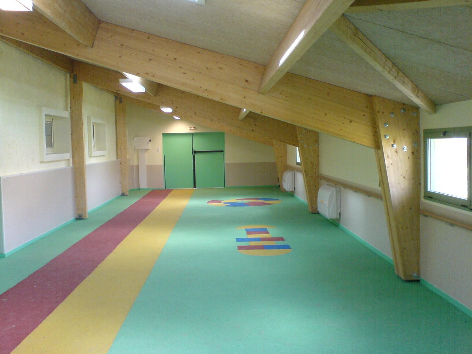 Salle moticité colorée