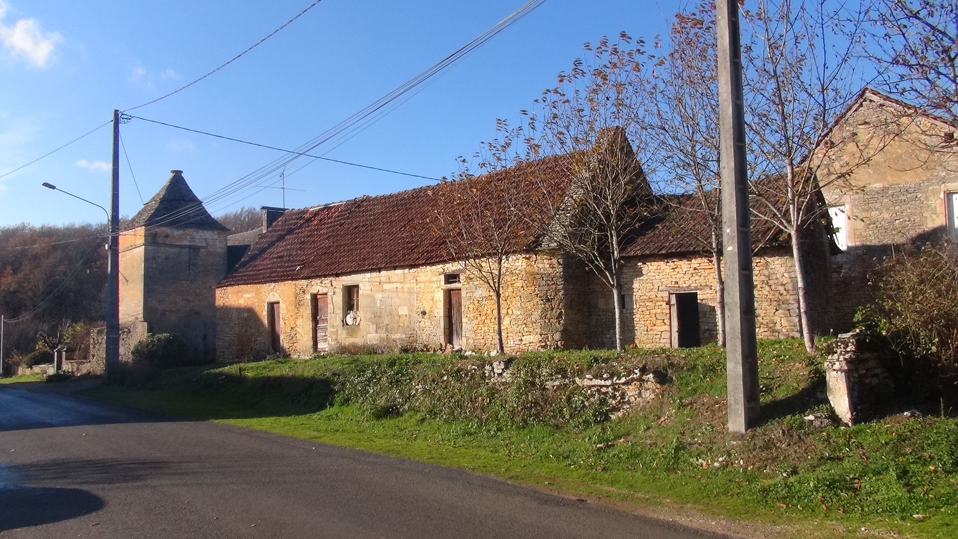 Maison en pierre de plain pied
