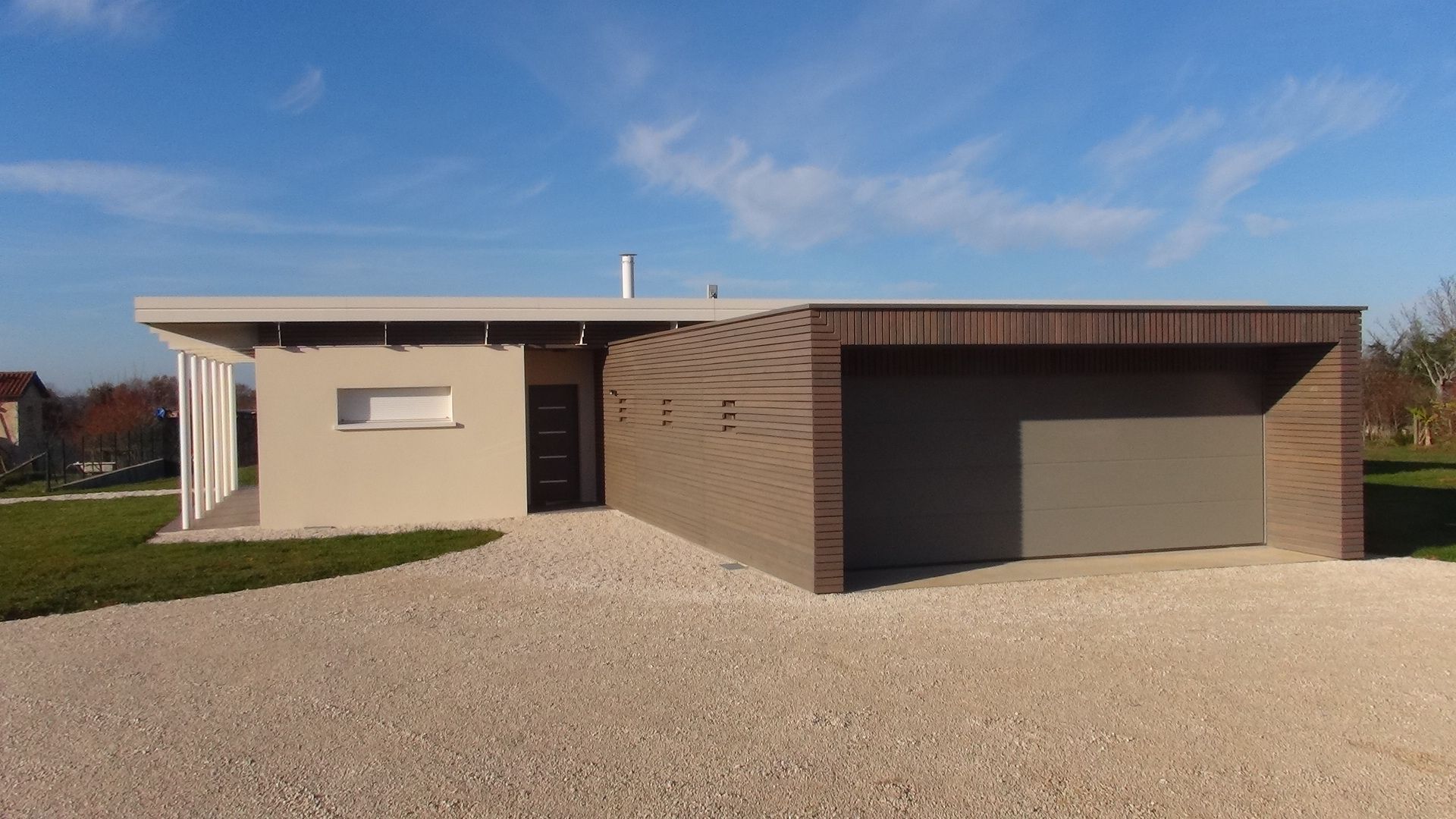 Extension de garage sur le côté