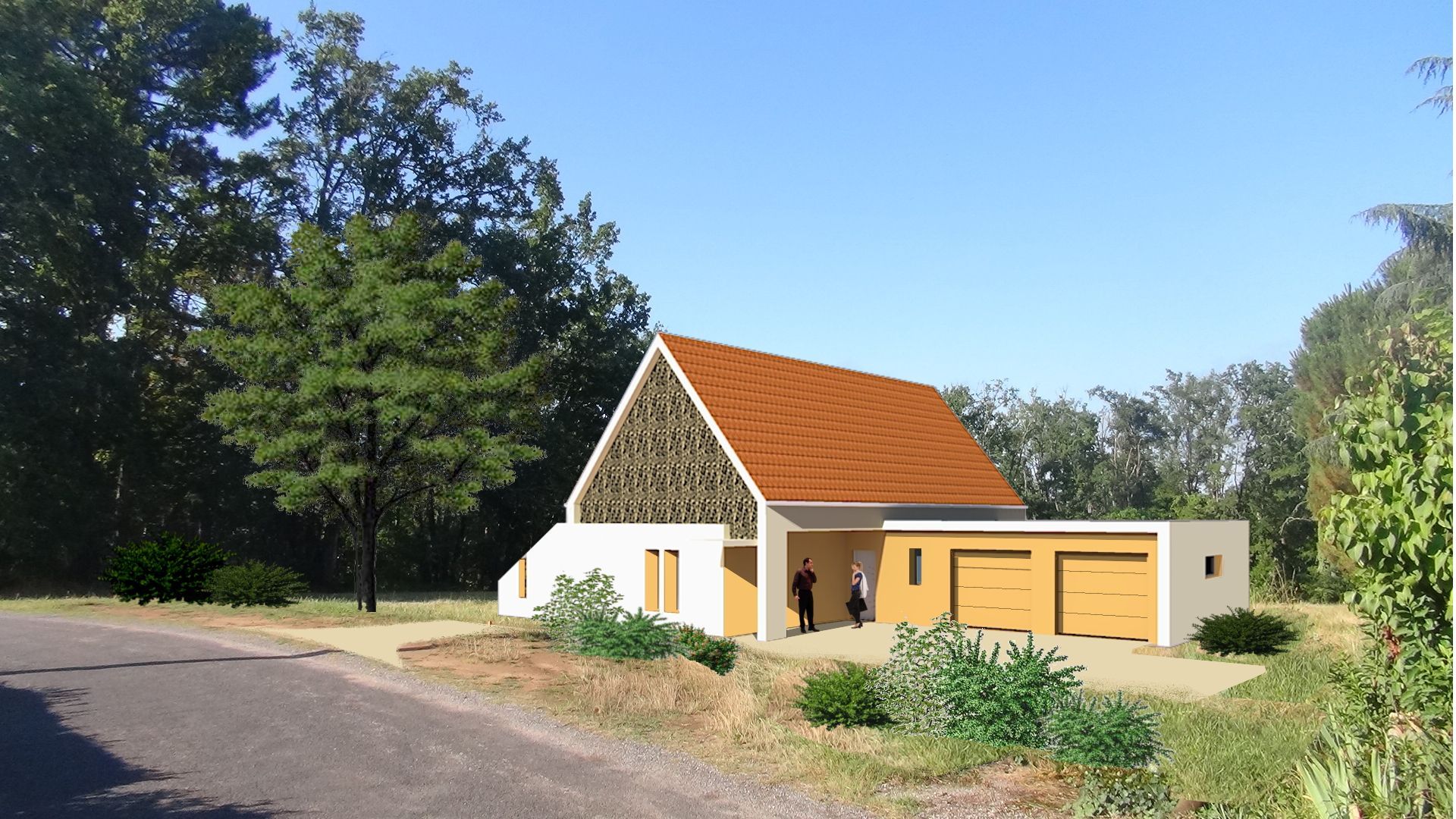 Maison de côté prévisualisation