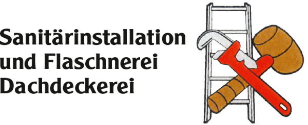 Sanitärinstallation und Flaschnerei Dachdeckerei Logo
