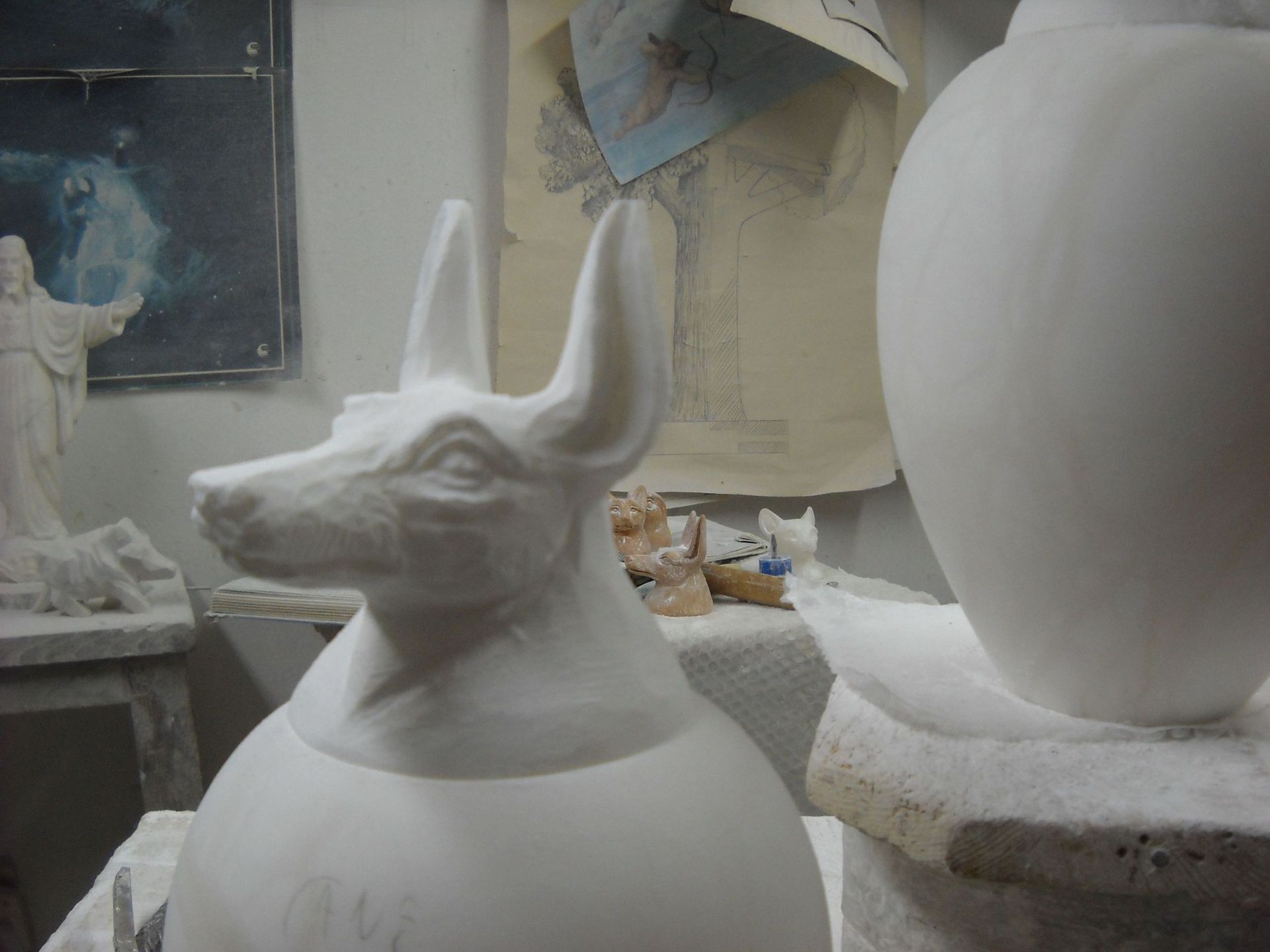 Cat Falcon Dog Bird Pet Urn