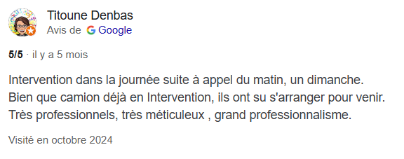 Avis client Google 3