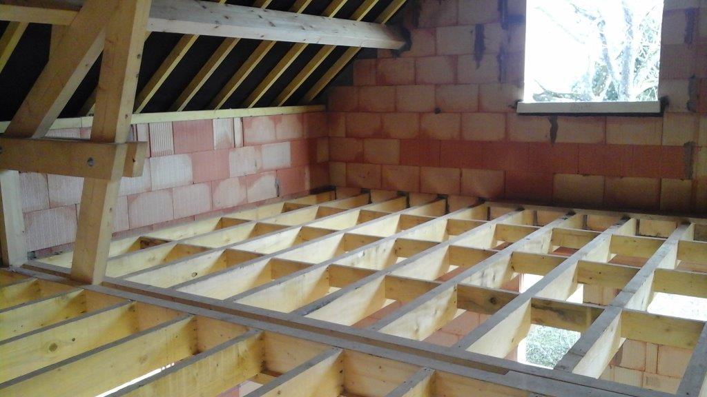 Solivage sur maison neuve Beaumont sur Grosne