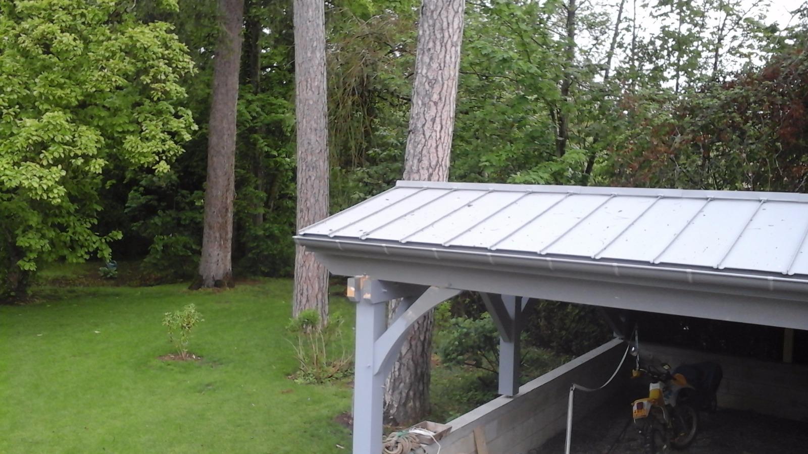 Couverture zing joint debout Dracy le Fort aprés