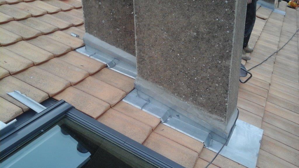 Abergement de cheminée  zing Chalon sur Saône